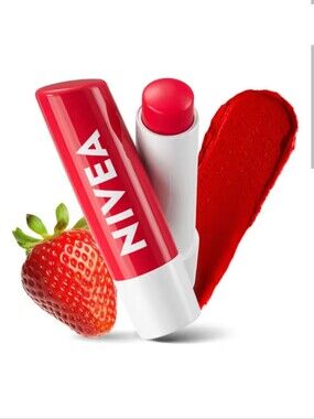 🍭7/$15 Nivea Tinted Lip Care Strawberry